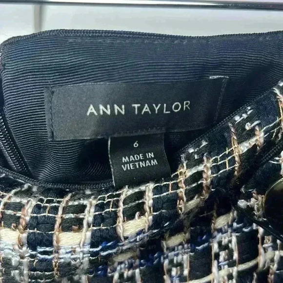 Ann Taylor Tweed Skirt Size 6 NWT - Picture 5 of 10